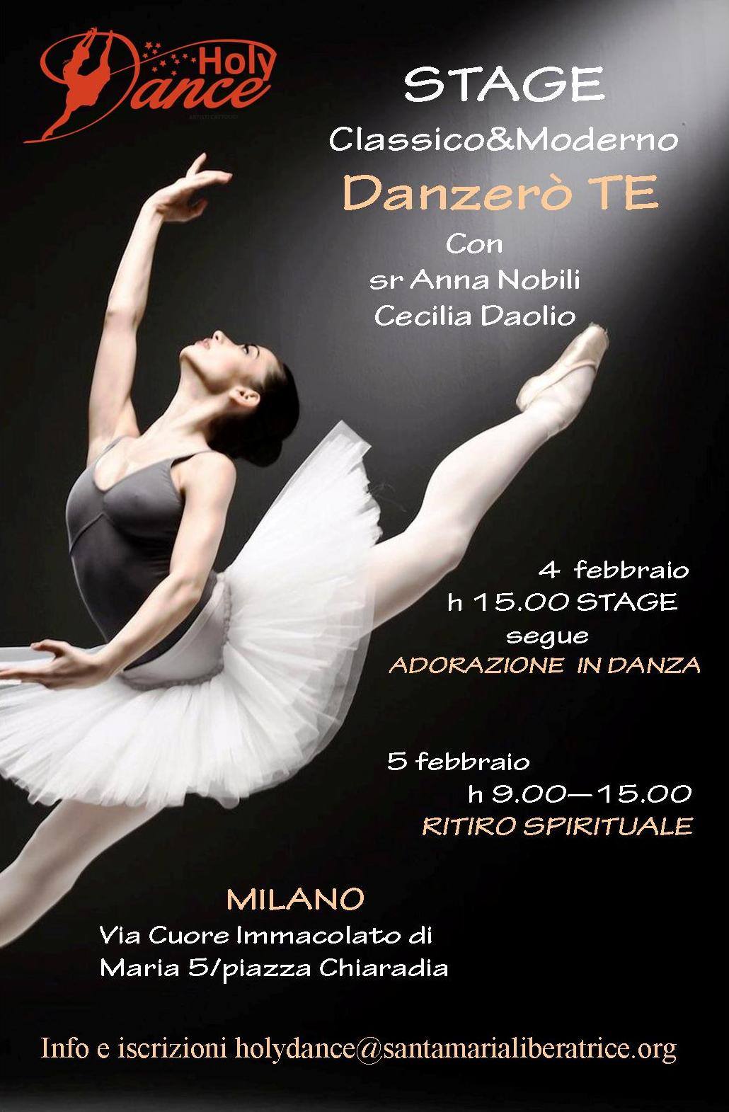 Danzerà Te – Stage di Classico e Moderno