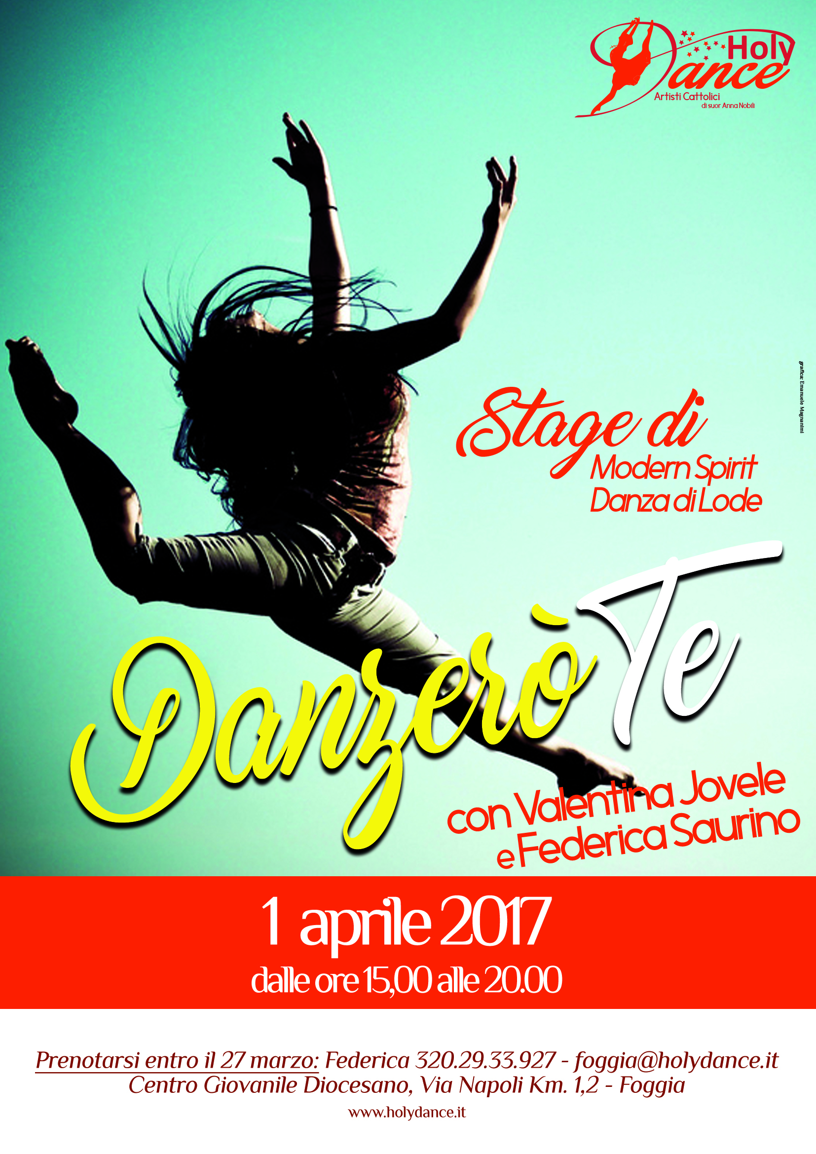 “Danzerò Te” Stage a Foggia