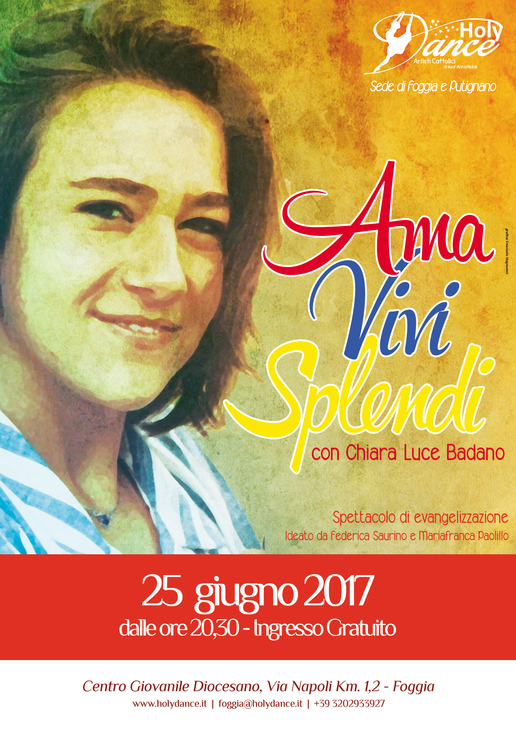 Ama, Vivi, Splendi… con Chiara Luce Badano