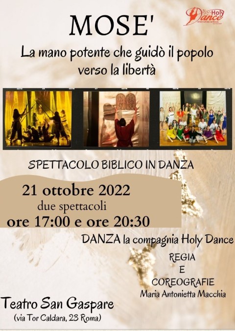 Mosè, la mano potente che guidò il popolo verso la libertà: spettacolo biblico in danza a Roma